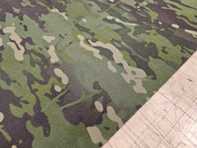 Laminate Cordura Nylon Fabric 500D/100D Multicam Tropic / Ranger Green 55.5" Wide