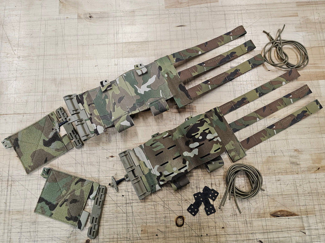 A&A Tactical, LLC SEACU-Cummerbund V2-DRB (7.62 and Side Plate Pouch Compatible) w/ Bungee Retention for Crye© JPC/AVS, Spiritus© LV-119, Velocity Systems Scarab™, and Shaw Concepts© ARC Carriers